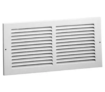 HART & COOLEY 6723008W 30 x 8 in. Steel Sidewall Return Air Grille