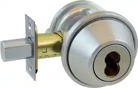 ARROW LOCK DBX61-630-IC Deadbolt Single Cylinder Adjustable Backset Grade 2 SFIC Prep Less Core