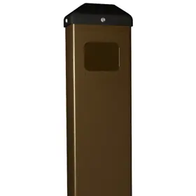 BEA INCORPORATED 10BOLLARDBRZ Bollard Post 42in x 6in x 4in Duranodic