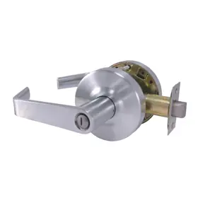 DESIGN HARDWARE X-76-F-26D X Series Heavy Duty Privacy Cylindrical Lock with Flat Non-Handed Lever