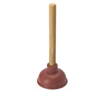 B&K 151-710 Red Rubber Drain Plunger Box of 24
