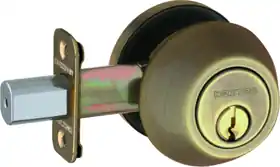 Schlage Lock JD60-609 Single Cylinder Deadbolt Grade 3