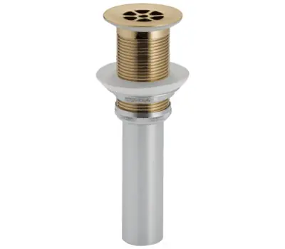 Brizo RP72411GL Brass Grid Strainer for Lavatory Sinks Luxe Gold