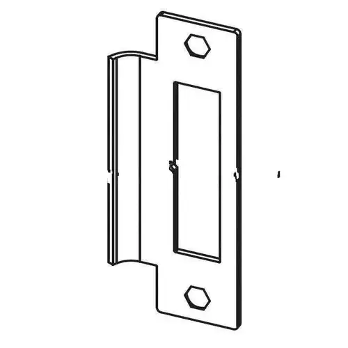 SARGENT 82-0110-32D Mortise Lock Strike 630/US32D Stainless Steel