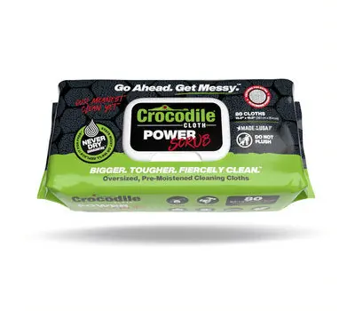 NUVIK USA 6500-080 Crocodile Cloth Power Scrub 15 x 10 in. Pack of 80