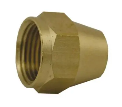 BRASS 441S-12 Flare Brass Short Nut