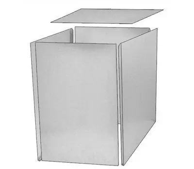 Southwark Metal 10732430 24 x 48 in. 26 Gauge Galvanized Steel Adjustable Plenum Side