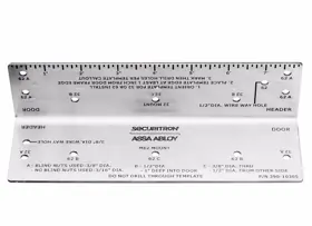 Securitron MTK32/62 Magnetic Metal Marking Template for M32 and M62 Maglocks