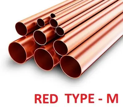 Copper Tubing 30074636 1-1/4 in. x 10 ft. Type M Hard Copper Tube