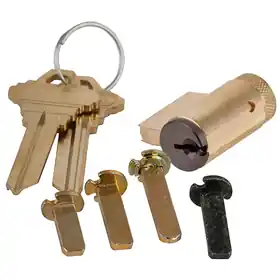 SCHLAGE LOCK 40-100S123643E Key-in-Lever Everest S123 Keyway Cylinder Power Multiple Tailpieces
