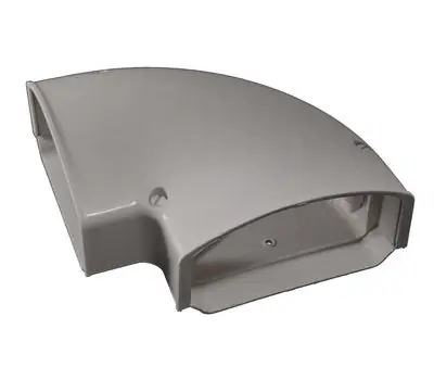 AC Guard 3CG90G 3 in. Single-Zone 90-Degree Elbow Gray