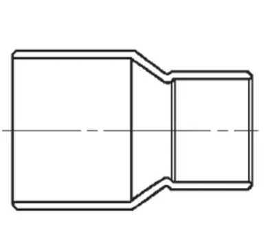 Cello Products IWP02-16-12 Fitting x 3/4 in. Sweat Wrot Copper Reducer Bushing