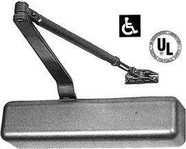 CALIBRE DOOR CLOSERS CA9901-DU ADA Surface Mount Door Closer Tri-Pack Arm Size 2-5 DU/SP313 Anodized Dark Bronze