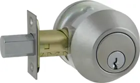 ARROW LOCK DBX61-630-CS-KA4 Deadbolt Single Cylinder Adjustable Backset Grade 2 Schlage C 630 US32D