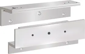 SECURITY DOOR CONTROLS TJ2-V Top Jamb Z Bracket Mounting Kit for Double Maglocks