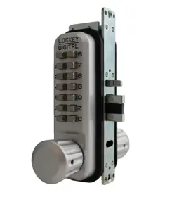 LOCKEY USA 2930MG Single Combination Mechanical Keyless Narrow Stile Knob Lock MG Marine Grade