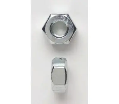 PECO FASTENERS 38HHNZ 3/8 in. - 16 Carbon Steel Heavy Hex Nut Zinc-Plated Box of 100