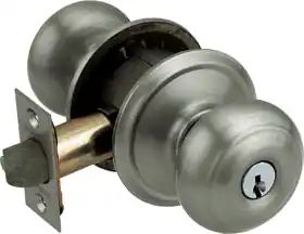 SCHLAGE LOCK F51A-GEO-620 16-211 Entry Georgian Knob Grade 2 5-Pin C Keyway KA4 Triple Option Adjustable Backset