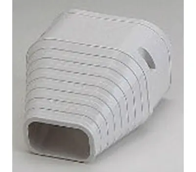 RECTORSEAL 86107 SEN-100-W Slimduct End Fitting 3-3/4 in. PVC