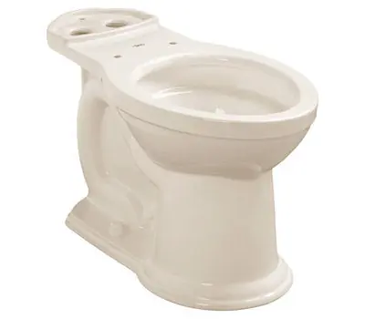 American Standard 3870A.101.222 Heritage Vormax Elongated Right-Height Toilet Bowl, Linen