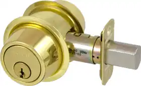 Schlage Lock B562-P6-605 KA4 C Deadbolt Double Cylinder Keyed Alike 4