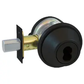 ARROW LOCK DBX61-693-IC Deadbolt Single Cylinder Adjustable Backset Less Core Grade 2