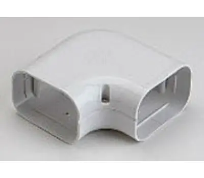 RectorSeal 86111 Slimduct SK-100-W PVC 90-Degree Flat Elbow White