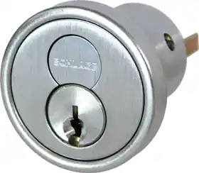 SCHLAGE LOCK 20-057C626 FSIC Rim Cylinder with Core C Keyway 626/US26D Satin Chrome