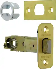 Schlage Lock 16-210-605 Springlatch Adjustable Triple Option F Series 1 inch x 2-1/4 inch 605/US3 Bright Brass