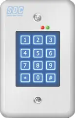 Security Door Controls 918-U Stand Alone Indoor Digital Keypad 500 User 1-6 Digit Pin