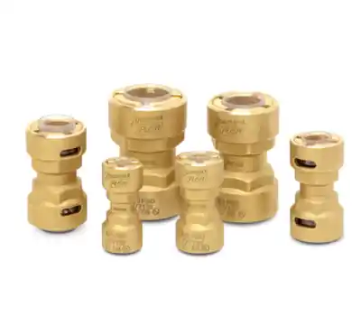 Parker Hannifin PZKP-C6-HNBR ZoomLock 3/8 in. Push x Push Copper Coupling