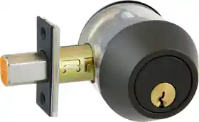 Schlage DB2000-DCT-613-KDC Deadbolt Double Cylinder Keyed Different 2-3/8in to 2-3/4in Backset