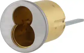 SARGENT 60-34-32D Rim Cylinder 6-Pin LFIC Large Format IC Less Core 630/US32D