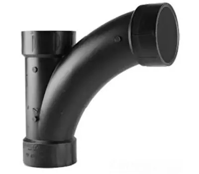Charlotte Pipe ABS005010800 2 in. ABS Combination Wye and 1/8 Bend