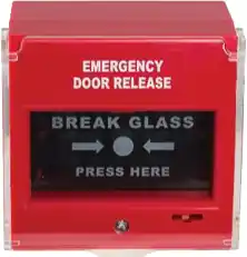 Locknetics EGB-100-R Emergency Break Red DPDT Backlight