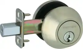 Schlage Lock JD60-630 Single Cylinder Deadbolt Grade 3 Stainless Steel