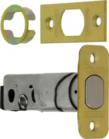 SCHLAGE LOCK 12-287-605 Adjustable Triple Option Deadbolt B500 Series 1in x 2-1/4in 605/US3 Bright Brass