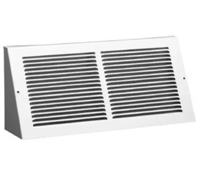 HART & COOLEY 6582406W 24 x 6 in. Base Projection Baseboard Return Grille, Bright White