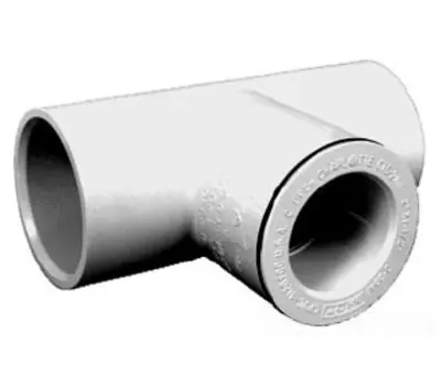 CHARLOTTE PIPE CTS02400F1000 FlowGuard Gold 1 x 1/2 x 1 in. CTS Slip CPVC Reducing Tee