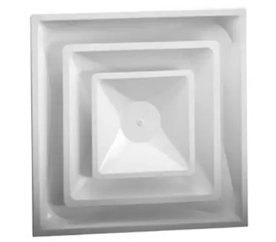 HART & COOLEY FPD14W FPD 14 4-WAY DIFF 2CONE WHT