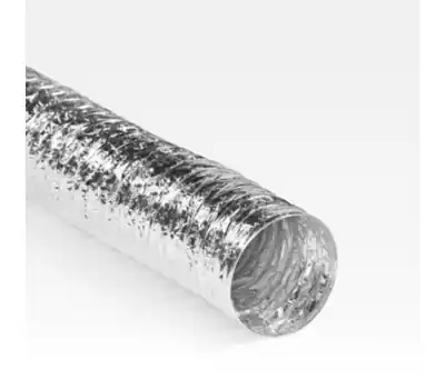 QUIETFLEX 1006 10 in. x 25 ft. Silver Polyester Flexible Air Connector