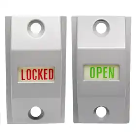 ADAMS RITE 4089-00-130 Exit Indicator and Sign Power Aluminum