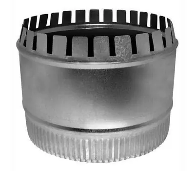 Southwark Metal 097LS18 18 in. Crimp x Bead Male 28 Gauge Galvanized Steel Long Style Flat Collar