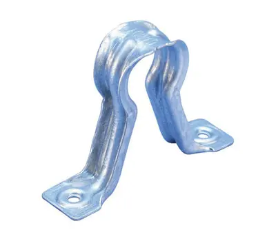 ERICO SO32A 2 in. Electro-Galvanized Steel Two Hole Stand Off Pipe Strap