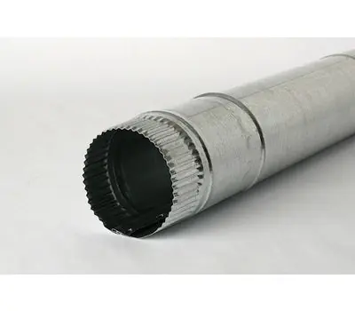 Miami Tech SLP3084 8 x 60 in. Galvanized Steel Snap Lock Round Pipe