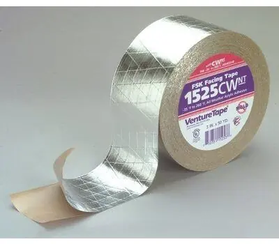 Venture Tape 1525CW 3 in. x 50 yds. FSK Facing Aluminum Tape
