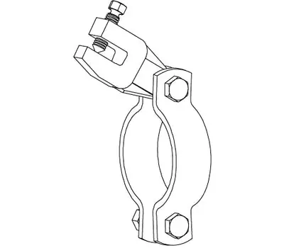 PHD manufacturing SB0310250EG Clamping Pipe Attachment 2-1/2 inches
