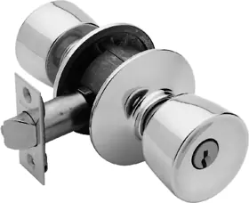 SCHLAGE LOCK F51A-BEL-626 16-211 Entry Bell Knob Grade 2 KA4 Adjustable Backset