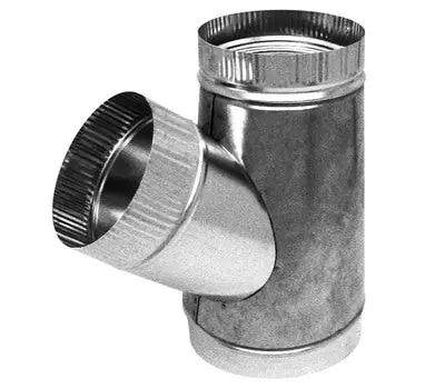 Southwark Metal SY161414 16 x 14 x 14 in. 26 Gauge Galvanized Steel Sealed Stub Wye