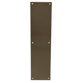 TRIMCO 1001-3.613 Push Plate 4 inches x 16 inches Oil Rubbed Bronze